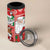 Australian Christmas 4 in 1 Can Cooler Tumbler - Santa Koala Kangaroo and Holiday Cheer