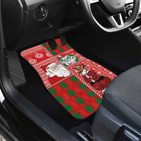 Australian Christmas Car Mats - Santa Koala Kangaroo and Holiday Cheer LT03 - Polynesian Pride