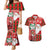 Australian Christmas Couples Matching Mermaid Dress and Hawaiian Shirt - Santa Koala Kangaroo and Holiday Cheer