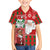 Australian Christmas Family Matching Long Sleeve Bodycon Dress and Hawaiian Shirt - Santa Koala Kangaroo and Holiday Cheer