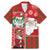 Australian Christmas Family Matching Mermaid Dress and Hawaiian Shirt - Santa Koala Kangaroo and Holiday Cheer