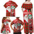 Australian Christmas Family Matching Off Shoulder Maxi Dress and Hawaiian Shirt - Santa Koala Kangaroo and Holiday Cheer