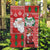 Australian Christmas Garden Flag - Santa Koala Kangaroo and Holiday Cheer