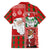 Australian Christmas Hawaiian Shirt - Santa Koala Kangaroo and Holiday Cheer