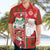 Australian Christmas Hawaiian Shirt - Santa Koala Kangaroo and Holiday Cheer