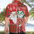 Australian Christmas Hawaiian Shirt - Santa Koala Kangaroo and Holiday Cheer