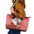 Australian Christmas Leather Tote Bag - Santa Koala Kangaroo and Holiday Cheer