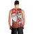 Australian Christmas Men Tank Top - Santa Koala Kangaroo and Holiday Cheer