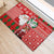 Australian Christmas Rubber Doormat - Santa Koala Kangaroo and Holiday Cheer