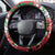 Australian Christmas Steering Wheel Cover - Santa Koala Kangaroo and Holiday Cheer