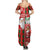 Australian Christmas Summer Maxi Dress - Santa Koala Kangaroo and Holiday Cheer