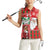 Australian Christmas Women Sleeveless Polo Shirt - Santa Koala Kangaroo and Holiday Cheer