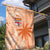 Bula Fiji Garden Flag Tropical Flower and Tapa Pattern Peach Fuzz Color LT03 - Polynesian Pride