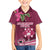 Fiji Adi Cakobau School Family Matching Off Shoulder Short Dress and Hawaiian Shirt Tropical Flower and Tapa Pattern LT03 Son's Shirt Pink - Polynesian Pride