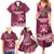 Fiji Adi Cakobau School Family Matching Summer Maxi Dress and Hawaiian Shirt Tropical Flower and Tapa Pattern LT03 - Polynesian Pride