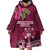 Fiji Adi Cakobau School Wearable Blanket Hoodie Tropical Flower and Tapa Pattern LT03 - Polynesian Pride