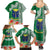 Fiji Natabua High School Family Matching Summer Maxi Dress and Hawaiian Shirt Tropical Flower and Tapa Pattern Green Style LT03 - Polynesian Pride