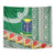 Fiji Natabua High School Tapestry Tropical Flower and Tapa Pattern Green Style LT03 - Polynesian Pride