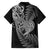 New Zealand Valentine Day Family Matching Puletasi and Hawaiian Shirt Aotearoa Warrior and Woman Love Heart Silver Fern Koru LT03 - Polynesian Pride