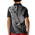 New Zealand Valentine Day Kid Polo Shirt Aotearoa Warrior and Woman Love Heart Silver Fern Koru LT03 - Polynesian Pride