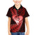 New Zealand Valentine Day Family Matching Mermaid Dress and Hawaiian Shirt Aotearoa Warrior and Woman Love Story Silver Fern Koru Red Style LT03 Son's Shirt Red - Polynesian Pride