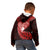 New Zealand Valentine Day Kid Hoodie Aotearoa Warrior and Woman Love Story Silver Fern Koru Red Style LT03 - Polynesian Pride