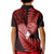 New Zealand Valentine Day Kid Polo Shirt Aotearoa Warrior and Woman Love Story Silver Fern Koru Red Style LT03 - Polynesian Pride