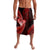 New Zealand Valentine Day Lavalava Aotearoa Warrior and Woman Love Story Silver Fern Koru Red Style LT03 Red - Polynesian Pride