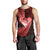 New Zealand Valentine Day Men Tank Top Aotearoa Warrior and Woman Love Story Silver Fern Koru Red Style LT03 - Polynesian Pride