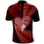 New Zealand Valentine Day Polo Shirt Aotearoa Warrior and Woman Love Story Silver Fern Koru Red Style LT03 - Polynesian Pride