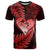 New Zealand Valentine Day T Shirt Aotearoa Warrior and Woman Love Story Silver Fern Koru Red Style LT03 Red - Polynesian Pride