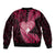 New Zealand Valentine Day Bomber Jacket Aotearoa Warrior Love Story Silver Fern Koru Pink Style LT03 - Polynesian Pride