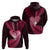 New Zealand Valentine Day Zip Hoodie Aotearoa Warrior Love Story Silver Fern Koru Pink Style LT03 - Polynesian Pride