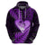 New Zealand Valentine Day Hoodie Aotearoa Warrior Love Story Silver Fern Koru Purple Style LT03 - Polynesian Pride