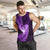 New Zealand Valentine Day Men Tank Top Aotearoa Warrior Love Story Silver Fern Koru Purple Style LT03 Purple - Polynesian Pride