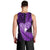 New Zealand Valentine Day Men Tank Top Aotearoa Warrior Love Story Silver Fern Koru Purple Style LT03 - Polynesian Pride