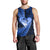 New Zealand Valentine Day Men Tank Top Aotearoa Warrior Love Story Silver Fern Koru Blue Style LT03 - Polynesian Pride