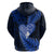 New Zealand Valentine Day Zip Hoodie Aotearoa Warrior Love Story Silver Fern Koru Blue Style LT03 - Polynesian Pride