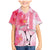 Hawaiian Cocktail Valentine Day Family Matching Mermaid Dress and Hawaiian Shirt Hibiscus Kakau Pattern Pink Version LT03 Son's Shirt Pink - Polynesian Pride