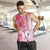 Hawaiian Cocktail Valentine Day Men Tank Top Hibiscus Kakau Pattern Pink Version LT03 Pink - Polynesian Pride