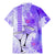 Hawaiian Cocktail Valentine Day Family Matching Mermaid Dress and Hawaiian Shirt Hibiscus Kakau Pattern Purple Version LT03 - Polynesian Pride