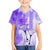 Hawaiian Cocktail Valentine Day Family Matching Off Shoulder Long Sleeve Dress and Hawaiian Shirt Hibiscus Kakau Pattern Purple Version LT03 Son's Shirt Purple - Polynesian Pride