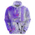 Hawaiian Cocktail Valentine Day Hoodie Hibiscus Kakau Pattern Purple Version LT03 - Polynesian Pride