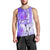 Hawaiian Cocktail Valentine Day Men Tank Top Hibiscus Kakau Pattern Purple Version LT03 - Polynesian Pride