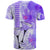 Hawaiian Cocktail Valentine Day T Shirt Hibiscus Kakau Pattern Purple Version LT03 - Polynesian Pride