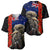 New Zealand Kiwi Soldier ANZAC Baseball Jersey Red Poppy Flower and Silver Fern Pattern LT03 - Polynesian Pride