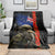 New Zealand Kiwi Soldier ANZAC Blanket Red Poppy Flower and Silver Fern Pattern LT03 - Polynesian Pride