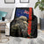 New Zealand Kiwi Soldier ANZAC Blanket Red Poppy Flower and Silver Fern Pattern LT03 - Polynesian Pride