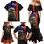 New Zealand Kiwi Soldier ANZAC Family Matching Mermaid Dress and Hawaiian Shirt Red Poppy Flower and Silver Fern Pattern LT03 - Polynesian Pride