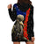 New Zealand Kiwi Soldier ANZAC Hoodie Dress Red Poppy Flower and Silver Fern Pattern LT03 - Polynesian Pride